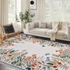 Washable Hallway Runner Rug – Non-Slip Botanical Floral Carpet for Bedroom, Living Room, Guest Room - 3 of 4