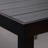 PAGED Outdoor Dining Table Rectangular Outdoor Patio Table with Faux Wood Tabletop for Backyard, Patio, Poolside - 4 of 4