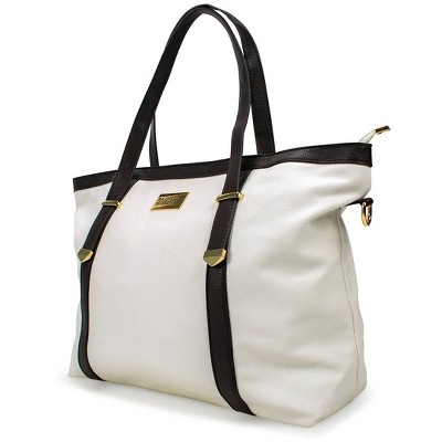 Badgley Mischka Anna Travel Weekender Bag Xl - White : Target