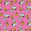 Peanuts Pajamas Toddler Girls' Snoopy and Woodstock Tight Fit Sleep Set - 3 of 4