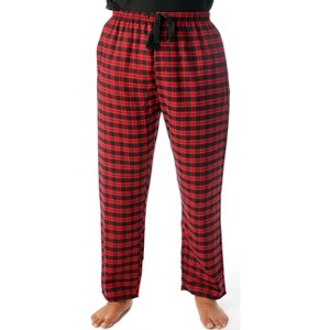 #followme Men's Flannel Pajamas - Buffalo Plaid Pajama Pants for Men - Lounge & Sleep PJ Bottoms - 1 of 3