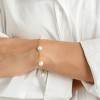 Adornia Tarnish Resistant Rhodium Plated Adjustable Station Freshwater Pearl Bracelet - image 2 of 3