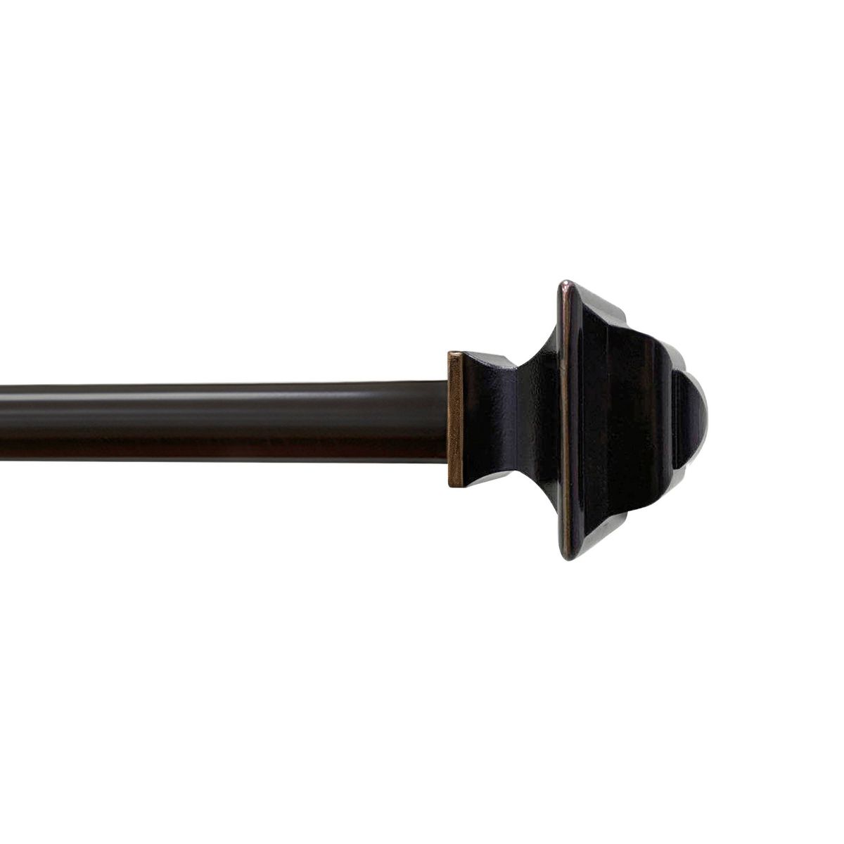 Lumi Home Furnishings Square Curtain Rod - Oil Rubbed Bronze - thumbnail 6