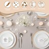 Unique Bargains Woven Braided Washable Decorative Round Placemat 4 Pcs - 3 of 4