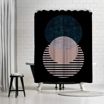 Americanflat 71" x 74" Shower Curtain, Geometric Art 5 by Pop Monica