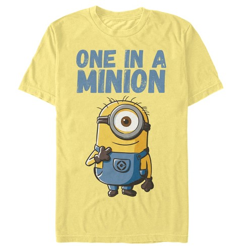 Men's Despicable Me Cute One In A Minion T-shirt : Target
