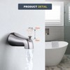 WOWOW Single Handle 5-Spray Tub and Shower Faucet 1.8 GPM with High Pressure Showerhead in (Valve Included) - 2 of 4