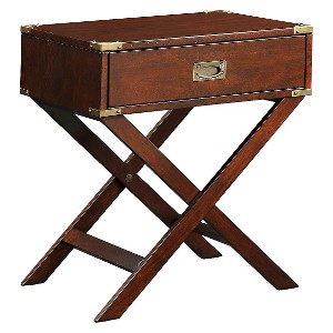 Borden Campaign Accent Table - Inspire Q - 1 of 4