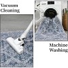 Runner Retro Vintage Irregular Pattern Thin Washable Non Skid for Entryway Bedroom Kitchen Office & Dining Table - 4 of 4