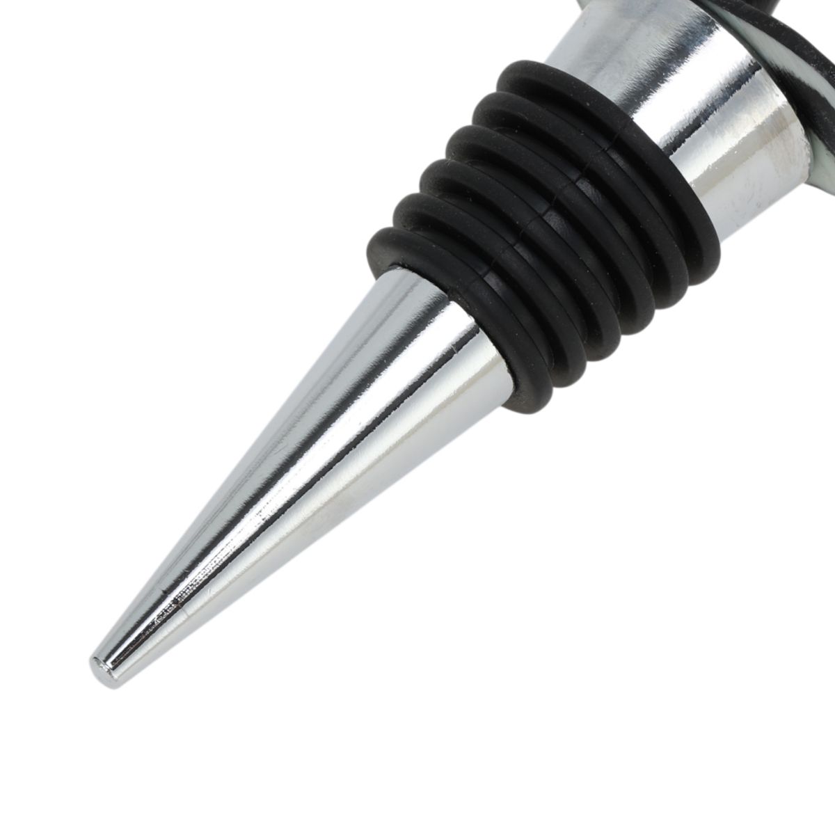 Unique Bargains No.21 Sewing Machine Stopper Aluminum Alloy TPE Black Silver Tone 3.43"x0.79"x0.79" 1 Pc - thumbnail 3
