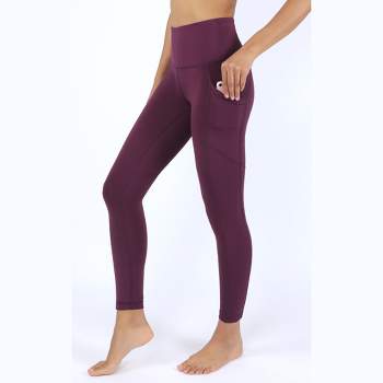 Aayomet Women's Solid Color Washed Yoga Pants With Ripped Cutouts Seamless  High Loose Yoga Pants with Pockets for (Purple, M) 