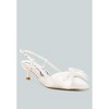 Okshak Satin Bow Slingback Women Sandals - 2 of 4