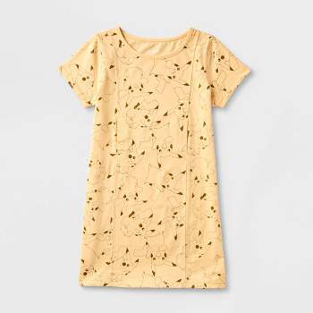 Girls' Pokemon Pikachu Adaptive Dress - Gold