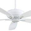 60" Minka Aire Modern Large Indoor Ceiling Fan with Remote Control White for Living Room Kitchen Bedroom Family Dining Home Office - image 3 of 4