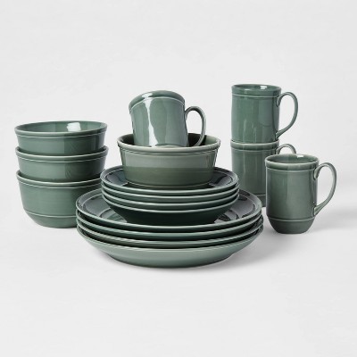 Photo 1 of 16pc Porcelain Courtland Dinnerware Set - Threshold™