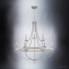 Urban Ambiance Luxury Farmhouse Farmhouse Chandelier,  40-1/2" x 35",  Galvanized Steel Finish, UHP2902 - 4 of 4