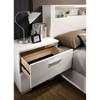 NicBex Nightstand with 2 Drawers,Modern Side Table with Chrome Handles,Bedside Table for Bedroom,Living Room - 3 of 4