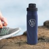 MLB Milwaukee Brewers 20oz Stainless Steel Water Bottle - 2 of 3