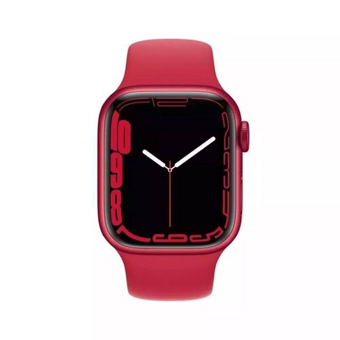 Refurbished Apple Watch Series 7 Gps 45mm (product)red Aluminum Case With  Red Sport Band (2021, 7th Generation) - Target Certified Refurbished :  Target