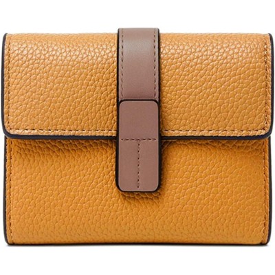 BEAFUP Small Women’s Trifold Wallet,RFID Blocking PU Leather Compact Wallet with 5 Card Slots, Zippered Coin Pocket for Everyday Use
