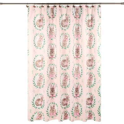 The Lakeside Collection Bunnies & Bows Bath Collection - Shower Curtain