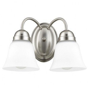 Quorum Lighting 2 - Light Sconce in  Satin Nickel - 1 of 2