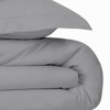 Farm to Home Dreamy Organic Duvet Set – 100% Organic Cotton, 300 TC Solid Sateen, Soft, Breathable, Lightweight, Hotel-Style Details - 2 of 3
