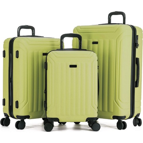 Inusa Resilience 3-Piece Hardside Spinner Luggage Set in Sand