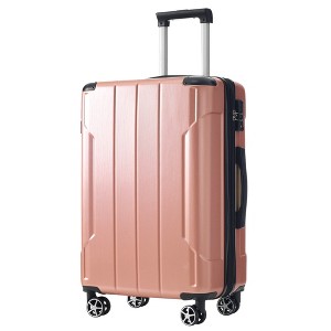 Whisen 28” Expandable ABS Hardshell Checked Luggage Suitcase with 3-Dial TSA Lock, Double Spinner Wheels - 1 of 4