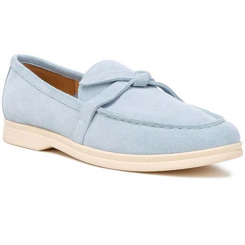 Женские туфли Rag & Co Womens Nautica Suede Knot Detailed s Loafers 7