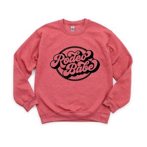 Simply Sage Market Women's Graphic Sweatshirt Rodeo Babe - 1 of 2