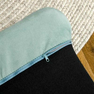 Large Green Velvet Dog Sofa Bed with Foam Cushioning