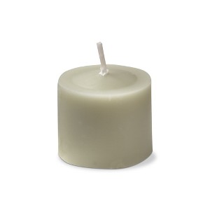 tag Color Studio Votive Candles Set of 12 Sage Green Smokeless Paraffin Wax Burn Time 5 Hrs. - 1 of 3
