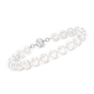Ross-Simons 7-8mm Cultured Pearl Bracelet in Sterling Silver With Magnetic Clasp - 1 of 3