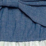 tinker bell, pale green / denim