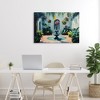 Stupell Industries Floral Fountain Courtyard Canvas Art - 3 of 4