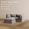 Anabei Modular Washable 2-Seater Sofa + Ottoman | Deluxe+ Seat & Cloud Pillow - 2 of 4