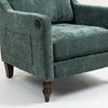 Vynxaria Comfy Chenille Chair with USB Port & Ergonomic Design for Living Room - 2 of 4