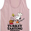 Women's - Peanuts - Turkey Tasting Crew Graphic Racerback Tank - 2 of 4