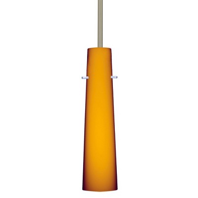 Besa Lighting Camino 1 - Light Pendant in  Satin Nickel
