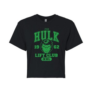 Women's - Marvel - Lift Club Cropped Graphic T-Shirt - 1 of 4