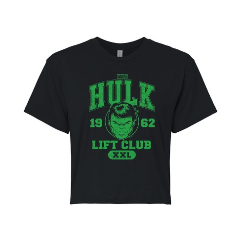 Women's - Marvel - Lift Club Cropped Graphic T-Shirt - image 1 of 4