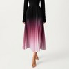 Anna-Kaci Women's Long Sleeve Pleated Maxi Dress with Gradient Ombre Skirt and Fitted Bodice - 4 of 4