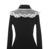 Elerevyo Women Detachable Semi-Sheer Embroidery Neck Ruff Fake Dickey Collar Blouse 1 Pc - 3 of 4