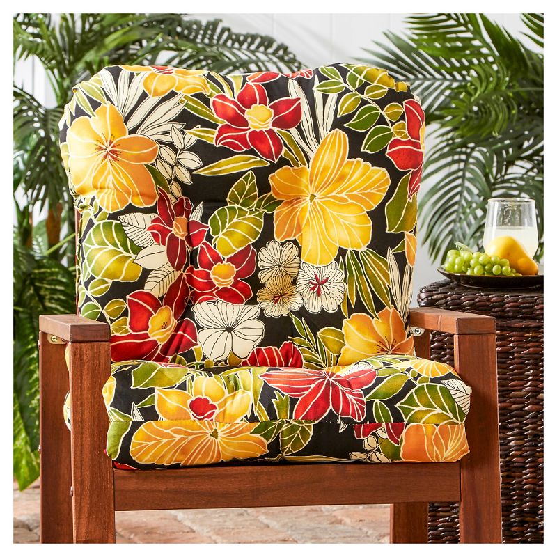 Kensington Garden 21"x21" Outdoor Seat and Back Chair Cushion, 3 of 10