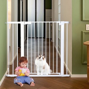 GOTGELIF Baby Safety Gate 36" Extra Tall 29.5-43.3" Wide Auto Close Pressure Mount Pet Gate - 1 of 4
