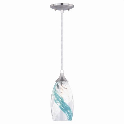 Vaxcel Milano 1 - Light Pendant in  Satin Nickel