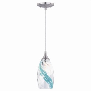 Vaxcel Milano 1 - Light Pendant in  Satin Nickel - 1 of 4