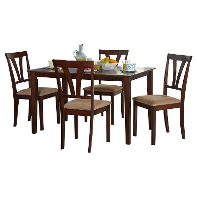 target marketing systems 3 piece breakfast nook dining set