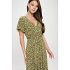 WEST K Women's Georgia Faux-Wrap Maxi Dress with High-Low Hem and Tie Waist - 2 of 4